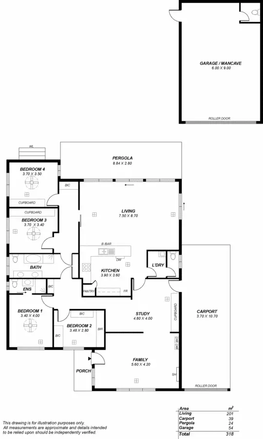 Floorplan of Homely house listing, 17 Stanley Street, Tranmere SA 5073