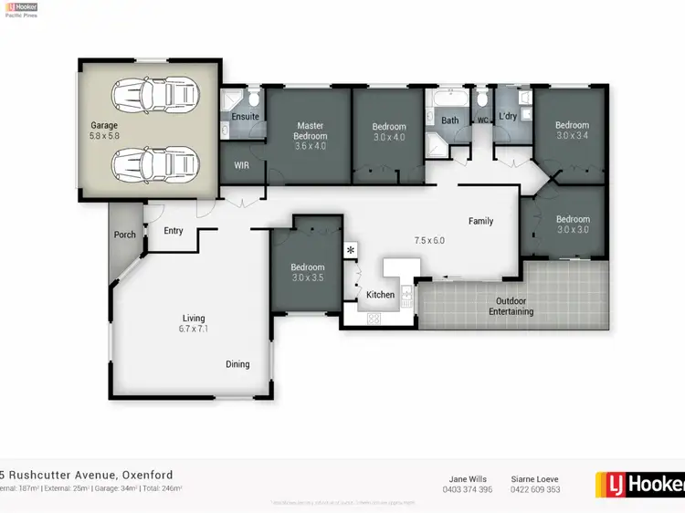 Floorplan of Homely house listing, 35 Rushcutter Avenue, Oxenford QLD 4210