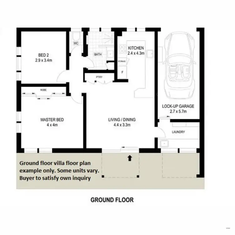 Floorplan of Homely block of units listing, 2 Mawarra Street, Palm Beach QLD 4221