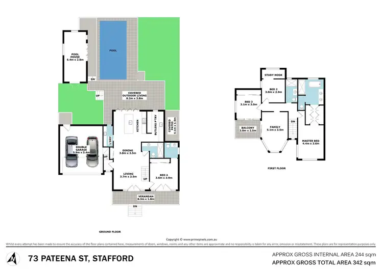 Floorplan of Homely house listing, 73 Pateena Street, Stafford QLD 4053