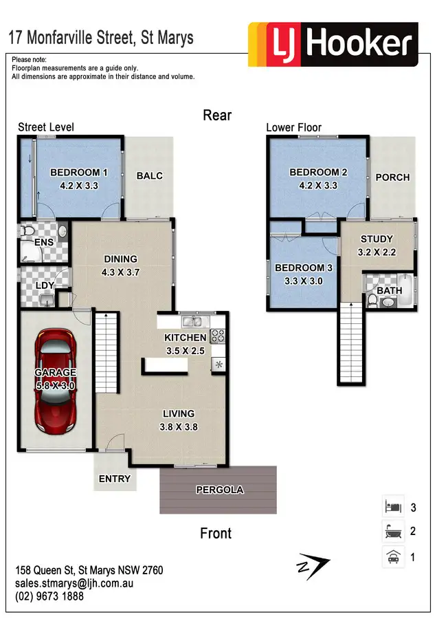 Floorplan of Homely house listing, 17 Monfarville Street, St Marys NSW 2760
