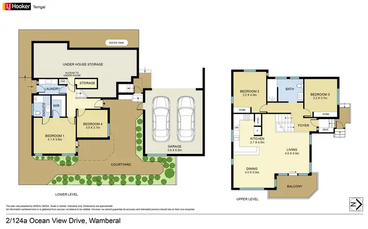 Floorplan of Homely townhouse listing, 2/124A Ocean View Drive, Wamberal NSW 2260