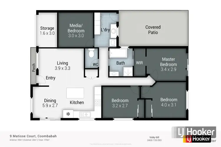 Floorplan of Homely house listing, 9 Matisse Court, Coombabah QLD 4216