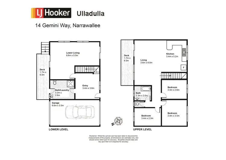 Floorplan of Homely house listing, 14 Gemini Way, Narrawallee NSW 2539