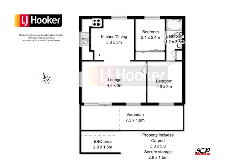 Floorplan of Homely villa listing, 123/11195 Princes Highway, North Batemans Bay NSW 2536