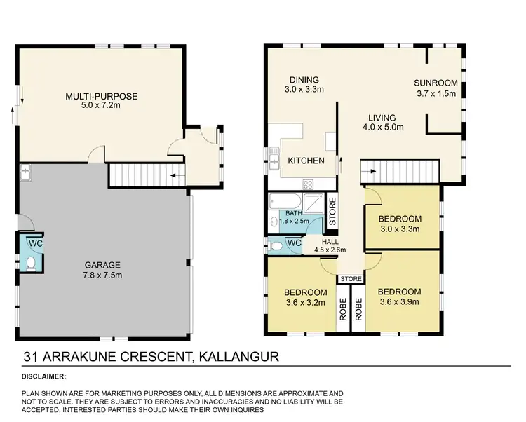 Floorplan of Homely house listing, 31 Arrakune Crescent, Kallangur QLD 4503