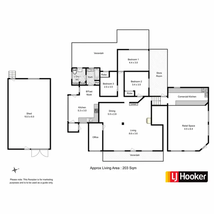 Floorplan of Homely house listing, 6 Kallista Road, Maydena TAS 7140