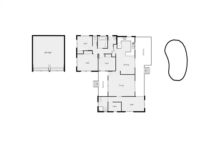 Floorplan of Homely house listing, 16 Bradford Street, Whitfield QLD 4870