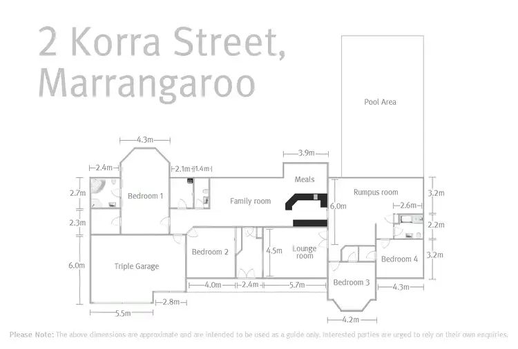 Floorplan of Homely house listing, 2 Korra Street, Marrangaroo NSW 2790