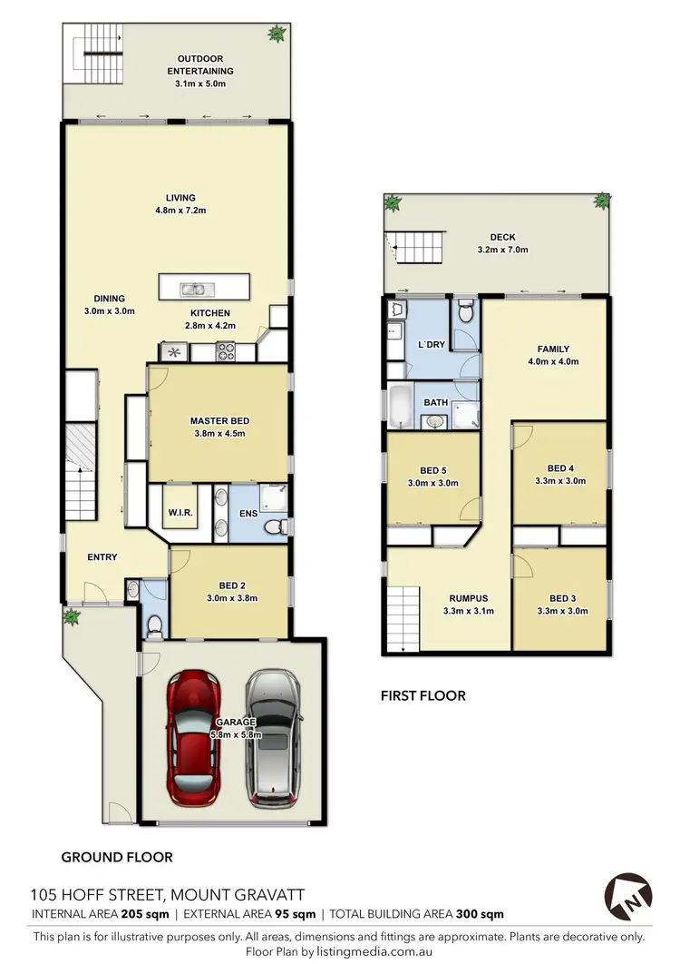 Floorplan of Homely house listing, 105 Hoff Street, Mount Gravatt East QLD 4122