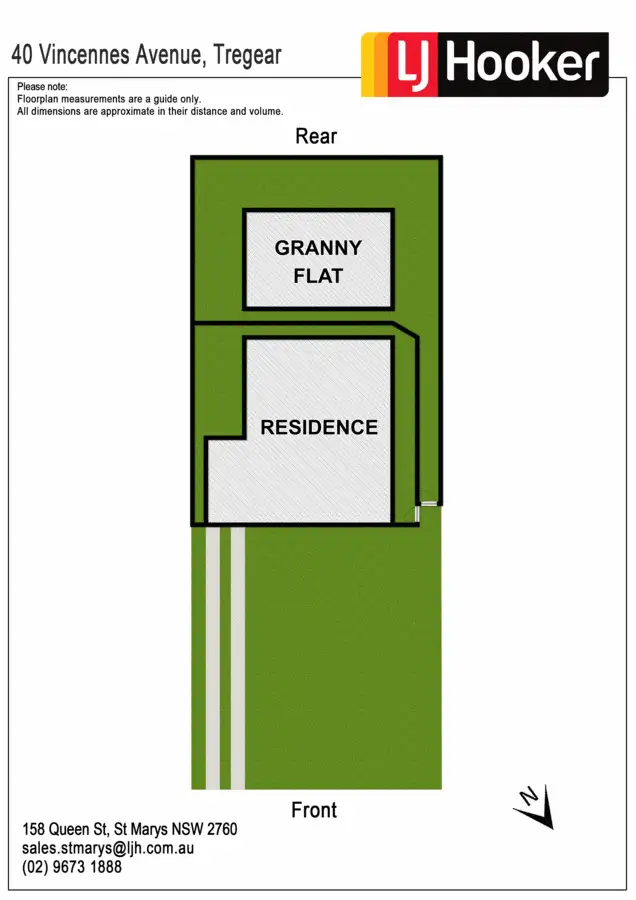 Floorplan of Homely house listing, 40 & 40A Vincennes Avenue, Tregear NSW 2770