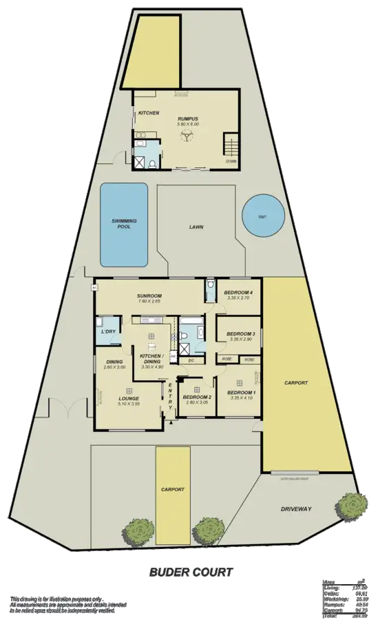 Floorplan of Homely house listing, 5 Buder Court, Modbury North SA 5092