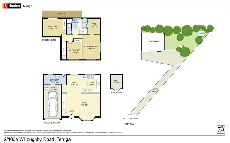 Floorplan of Homely townhouse listing, 2/100a Willoughby Road, Terrigal NSW 2260