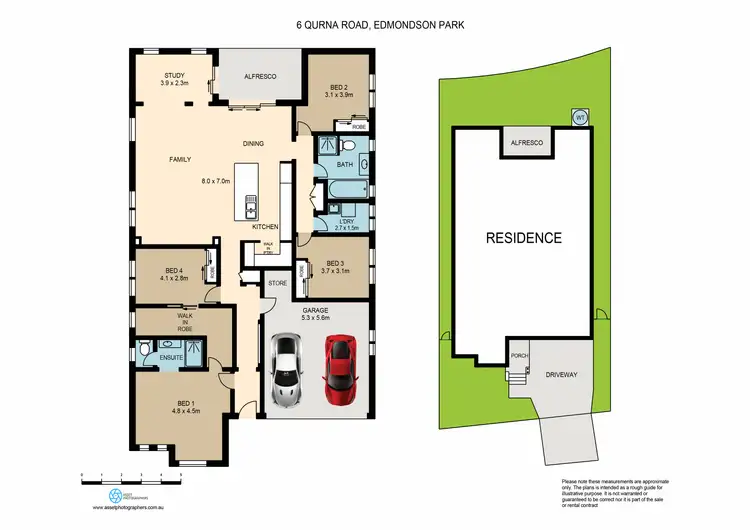 Floorplan of Homely house listing, 6 Qurna Road, Edmondson Park NSW 2174