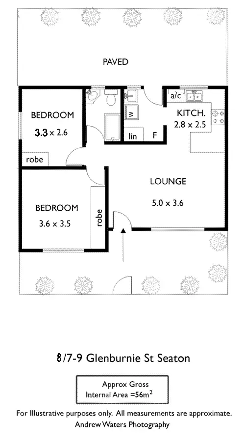 Floorplan of Homely unit listing, 8/7-9 Glenburnie Street, Seaton SA 5023