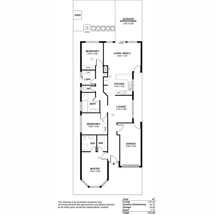 Floorplan of Homely house listing, 10 Temple Court, Oakden SA 5086