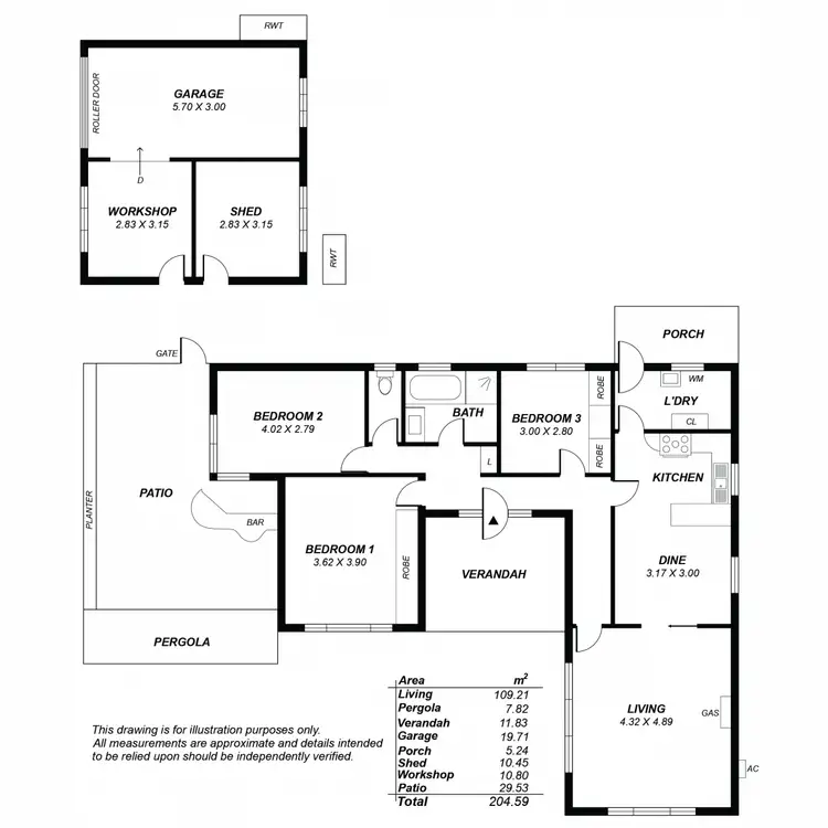 Floorplan of Homely house listing, 22 Karri Drive, Dernancourt SA 5075