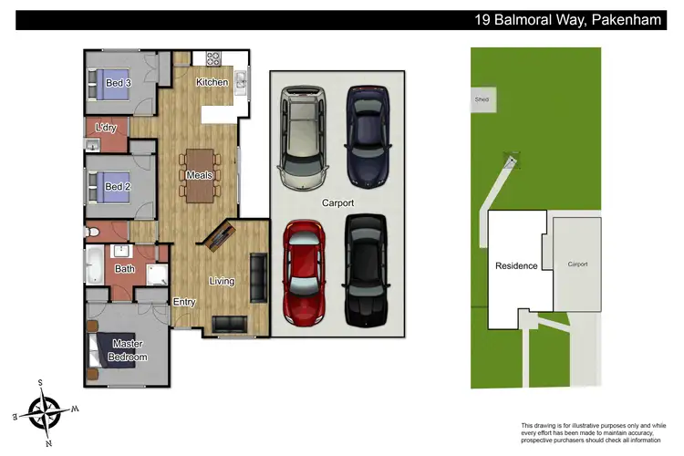 Floorplan of Homely house listing, 19 Balmoral Way, Pakenham VIC 3810