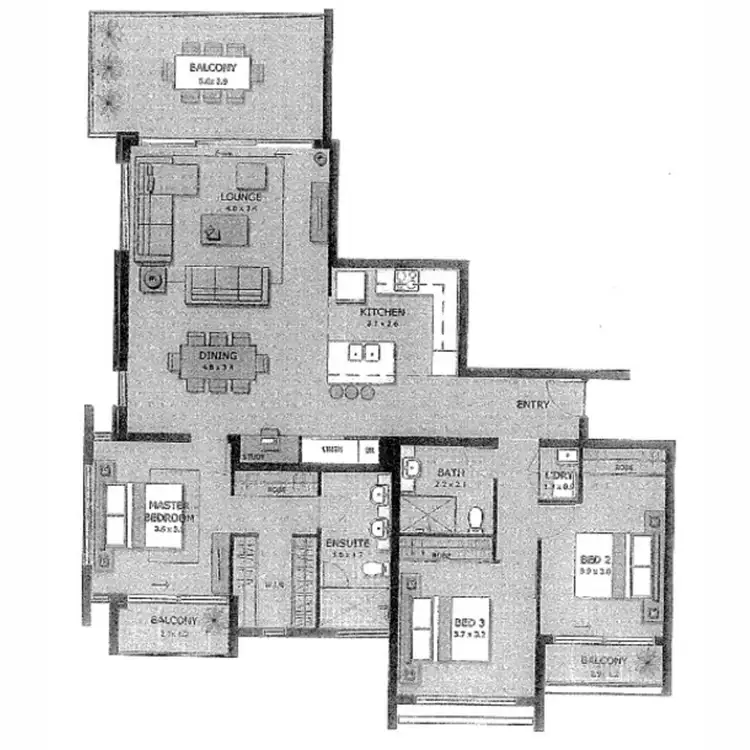 Floorplan of Homely unit listing, 9/154 Musgrave Avenue, Southport QLD 4215