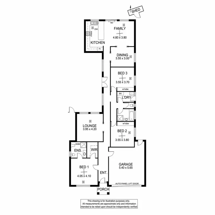 Floorplan of Homely house listing, 32A Trott Grove, Oaklands Park SA 5046