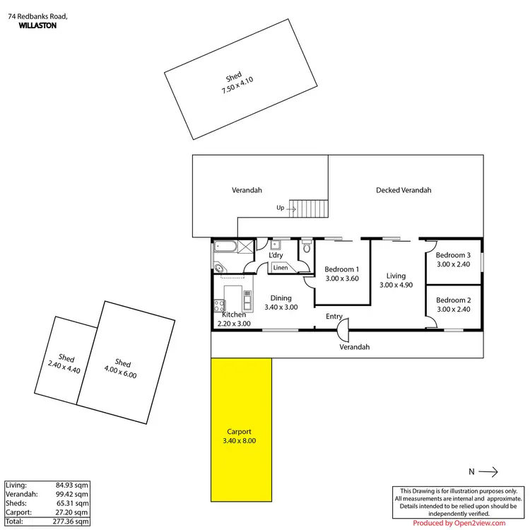 Floorplan of Homely house listing, 74 Redbanks Road, Willaston SA 5118