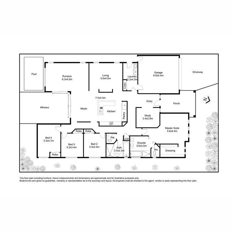 Floorplan of Homely house listing, 232 Saltwater Promenade, Point Cook VIC 3030