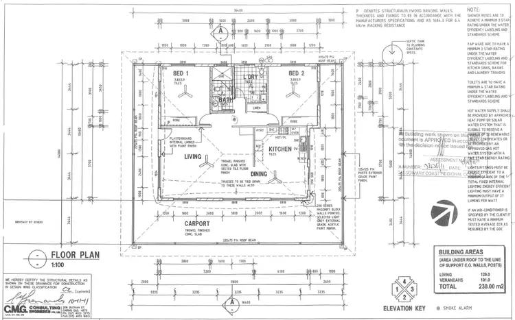 Floorplan of Homely house listing, 9 Amanda Crescent, Tully Heads QLD 4854