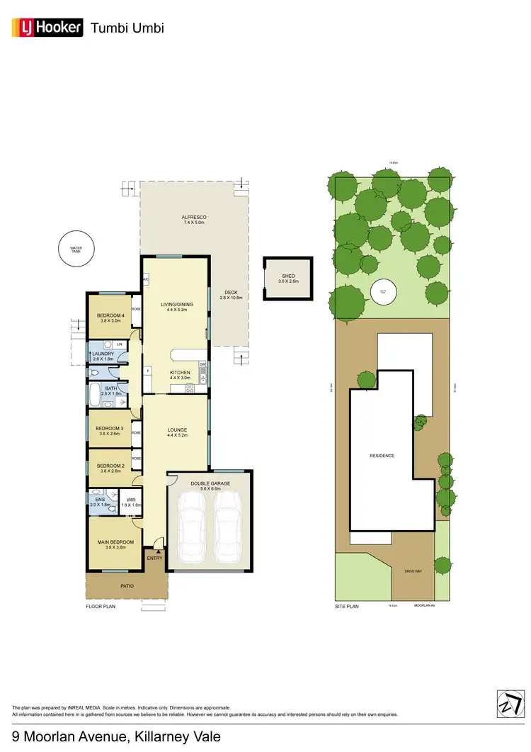 Floorplan of Homely house listing, 9 Moorlan Avenue, Killarney Vale NSW 2261