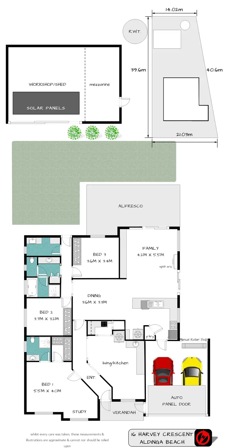 Floorplan of Homely house listing, 16 Harvey Crescent, Aldinga Beach SA 5173