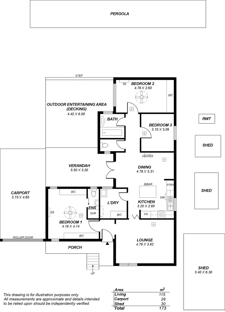 Floorplan of Homely house listing, 203 Bridge Road, Ingle Farm SA 5098