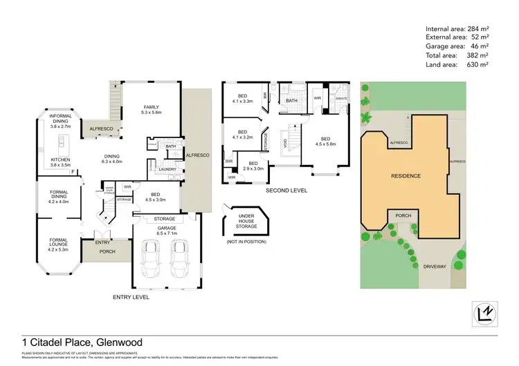 Floorplan of Homely house listing, 1 Citadel Place, Glenwood NSW 2768