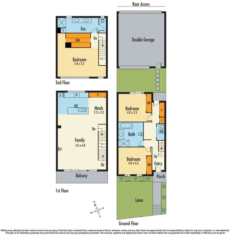 Floorplan of Homely townhouse listing, 53 Botanic Drive, Pakenham VIC 3810