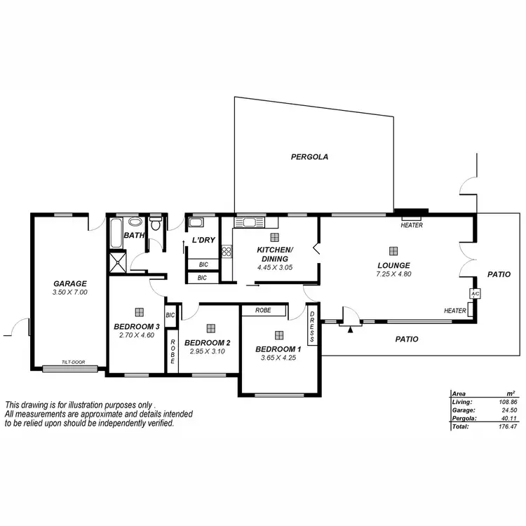 Floorplan of Homely house listing, 25 Hobart Crescent, Banksia Park SA 5091