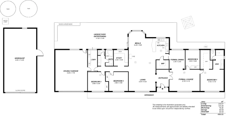Floorplan of Homely house listing, 7 Compson Road, Blakiston SA 5250