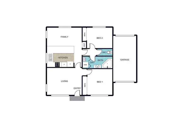 Floorplan of Homely house listing, 5 Bushby Place, Holt ACT 2615