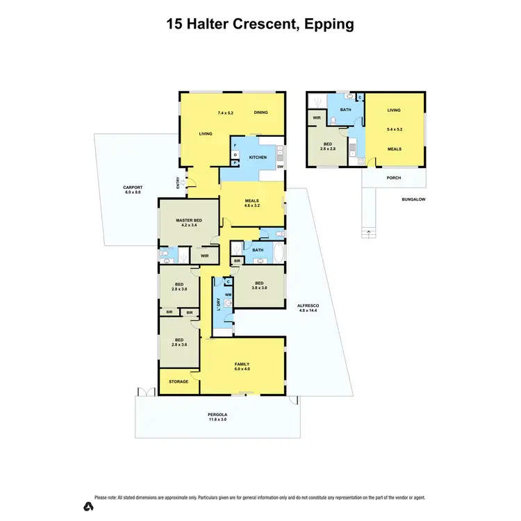 Floorplan of Homely house listing, 15 Halter Crescent, Epping VIC 3076