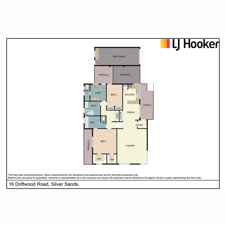 Floorplan of Homely house listing, 16 Driftwood Road, Silver Sands WA 6210