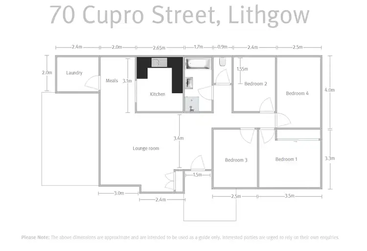 Floorplan of Homely house listing, 70 Cupro Street, Lithgow NSW 2790