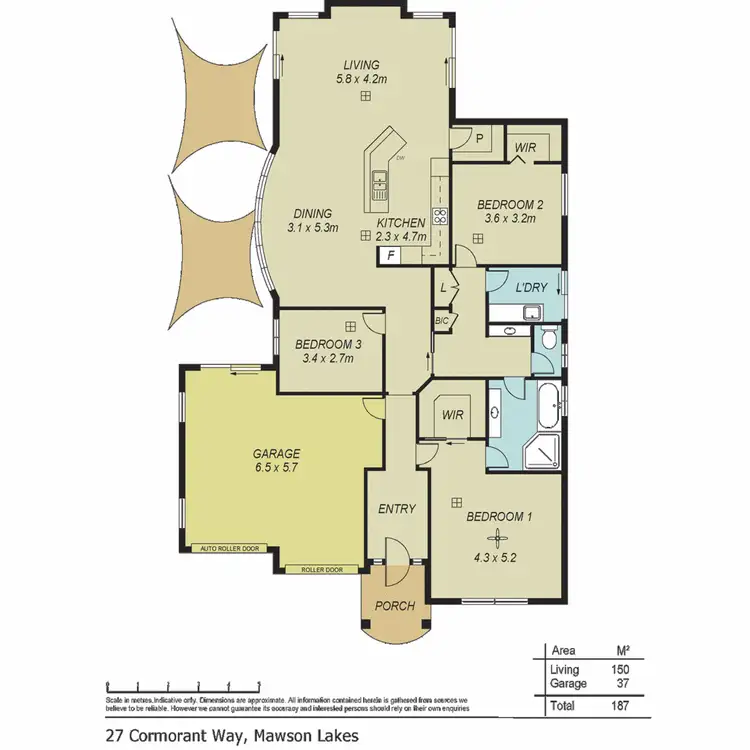 Floorplan of Homely house listing, 27 Cormorant Way, Mawson Lakes SA 5095