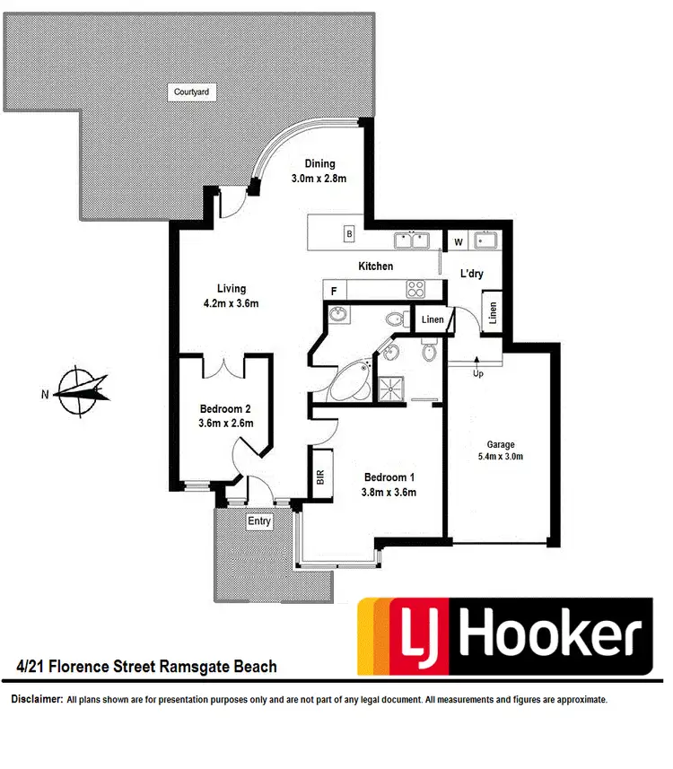 Floorplan of Homely villa listing, Villa 4/21 Florence Street, Ramsgate Beach NSW 2217