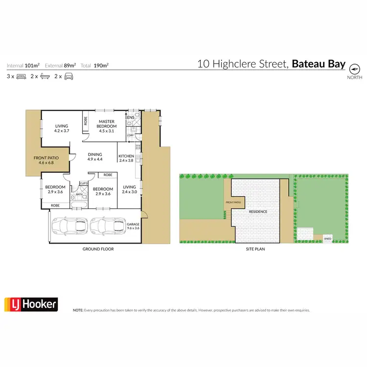 Floorplan of Homely house listing, 10 Highclere Street, Bateau Bay NSW 2261