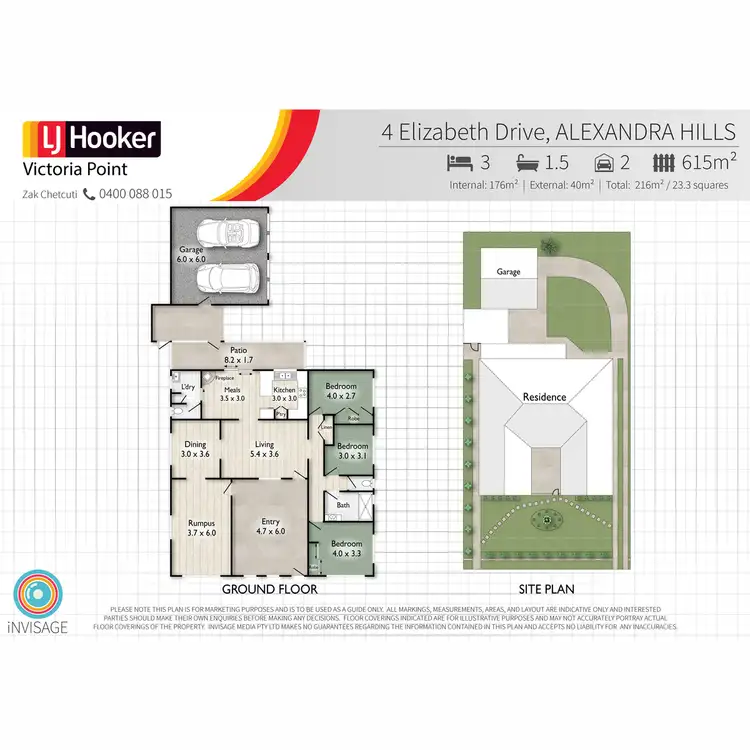 Floorplan of Homely house listing, 4 Elizabeth Drive, Alexandra Hills QLD 4161