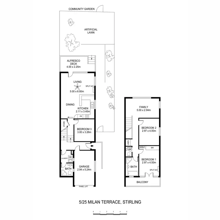 Floorplan of Homely townhouse listing, 5/25 Milan Terrace, Stirling SA 5152