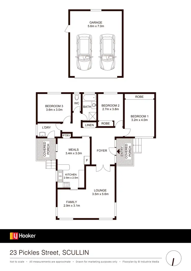 Floorplan of Homely house listing, 23 Pickles Street, Scullin ACT 2614