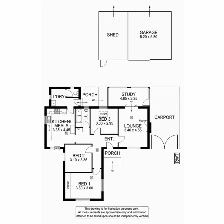 Floorplan of Homely land listing, 11 Orkney Avenue, Marion SA 5043