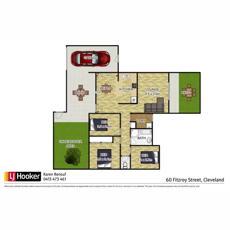 Floorplan of Homely house listing, 60 Fitzroy Street, Cleveland QLD 4163