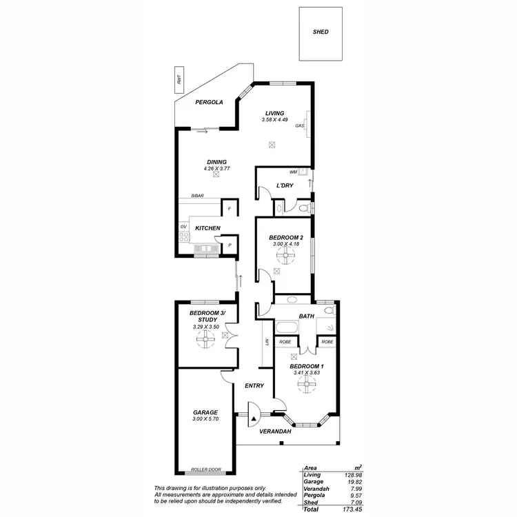 Floorplan of Homely house listing, 14 Trellios Street, Modbury SA 5092