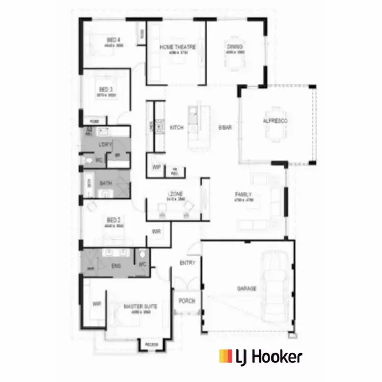 Floorplan of Homely house listing, 19 Colonna Street, Dalyellup WA 6230