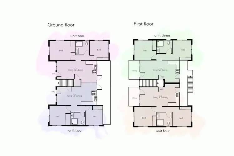 Floorplan of Homely block of units listing, 9 Sondrio Street, Woree QLD 4868