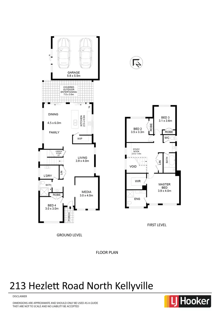 Floorplan of Homely house listing, 213 Hezlett Road, Kellyville NSW 2155